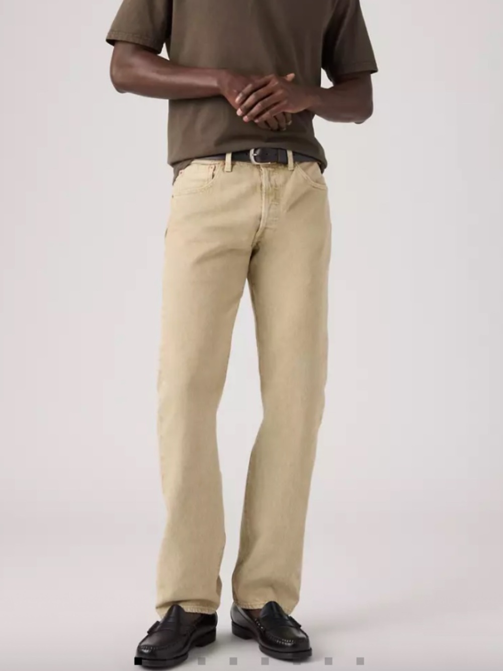 Levi's 501 Tan Men’s 38x30 Straight-Leg Jeans